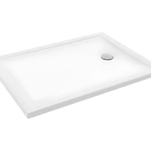 Receveur de douche 120 x 90 JACOB DELAFON Gaspard extra-plat céramique bonde à droite