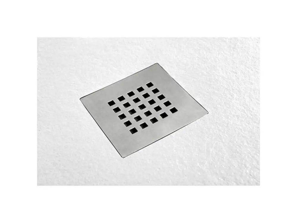 Receveur de Douche 80X150 cm Ligne Vulcano Extra Slim Couleur Gris Ténébreux Ral 7005 En Résine Synthétique et Poussière d...