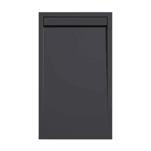 Receveur de douche Anthracite, finition Lisse Stone CONNECTÉ, grille de couleur - 210 x 90 cm