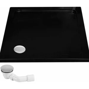 RECEVEUR DE DOUCHE REA SAVOY NOIR JAIS 90X90
