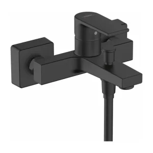 Robinet thermostatique Mitigeur bain douche mécanique HANSGROHE Vernis Shape noir mat