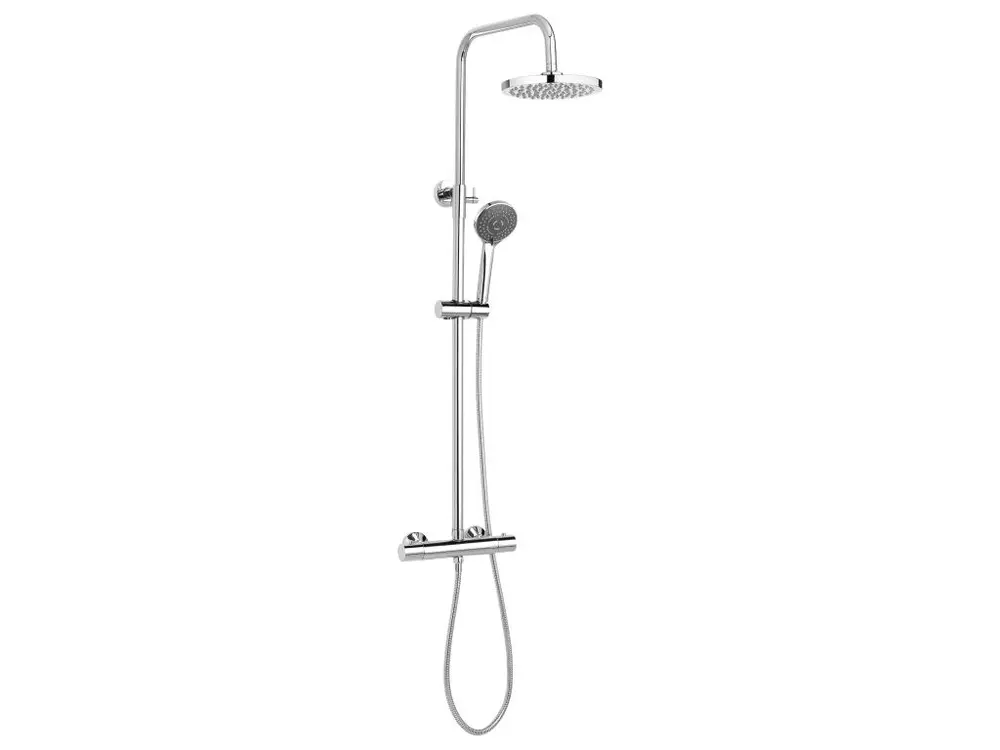 Set de salle de bain colonne de douche mitigeur thermostatique douche en acier chromé