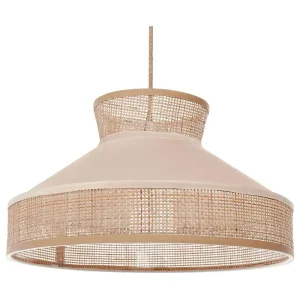 Hanglamp beige/naturel BATALI pour lampe de bureau