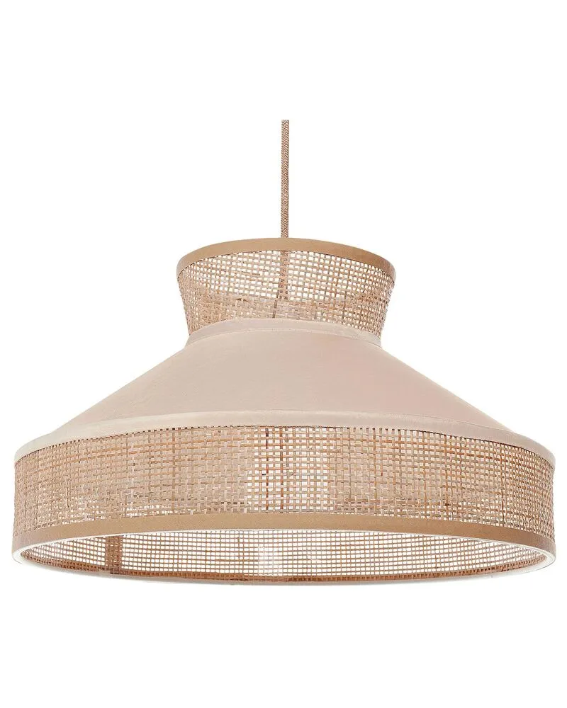 Hanglamp beige/naturel BATALI pour lampe de bureau