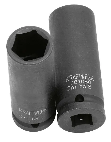 Douille à chocs Kraftwerk 1/2" longue 32 mm 381320 choisir à bas prix