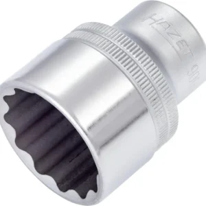 Douille Hazet Bi-Hex carré creux 125 mm (1/2") profil de traction extérieur double hexagonal 11/8" 900AZ...