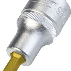 Douille de tournevis Hazet carré creux 125 mm (1/2") profil de douille hexagonale 7/32" 986A-7/32 prendr...
