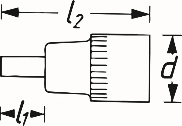 Douille tournevis Hazet carré creux 125 mm profil multident interne XZN M14 version courte avec moletage 990-14 prendre à...
