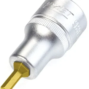 Douille de tournevis Hazet carré creux 125 mm (1/2") profil de douille hexagonale 5/32" 986A-5/32 se fou...