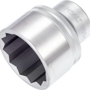 Embout pour clé à douille Hazet double hexagonal carré creux 25 mm (1 pouce) profil externe double hexagonal 55 mm 1100Z-5...
