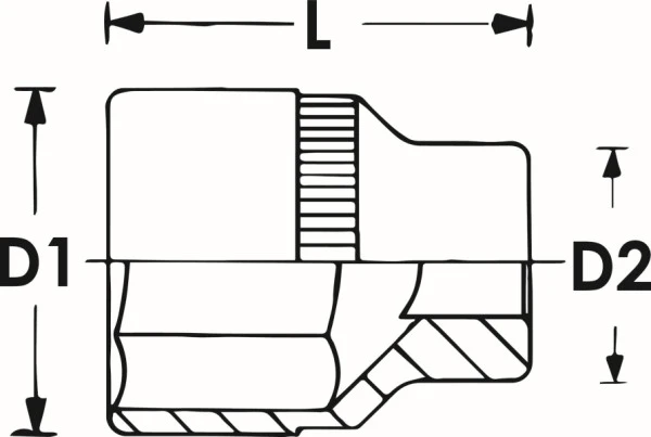 Insert pour clé à douille VIGOR T-Plus carré 10 mm (3/8") profil E+ E16+ V7920-EP16 obtenir à bas prix