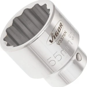 VIGOR Insert de clé à douille double à six pans creux carré creux 25 mm (1 pouce) profil extérieur à doublement six pans 5...