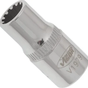 VIGOR Insert de clé à douille multiprofil carré creux 63 mm (1/4 pouce) multiprofil 6 mm lot de 10 V1979 commander à bas prix