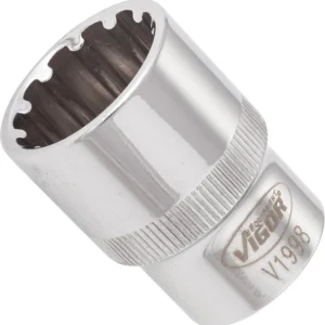 VIGOR Insert de clé à douille multiprofil carré creux 125 mm (1/2 pouce) multiprofil 20 mm paquet de 10 V1998 se procurer...