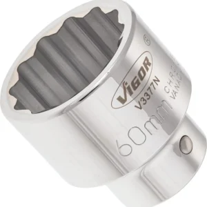 VIGOR Insert de majeur à douille double à six pans creux carré creux 25 mm (1 pouce) profil extérieur à double six pans 60...
