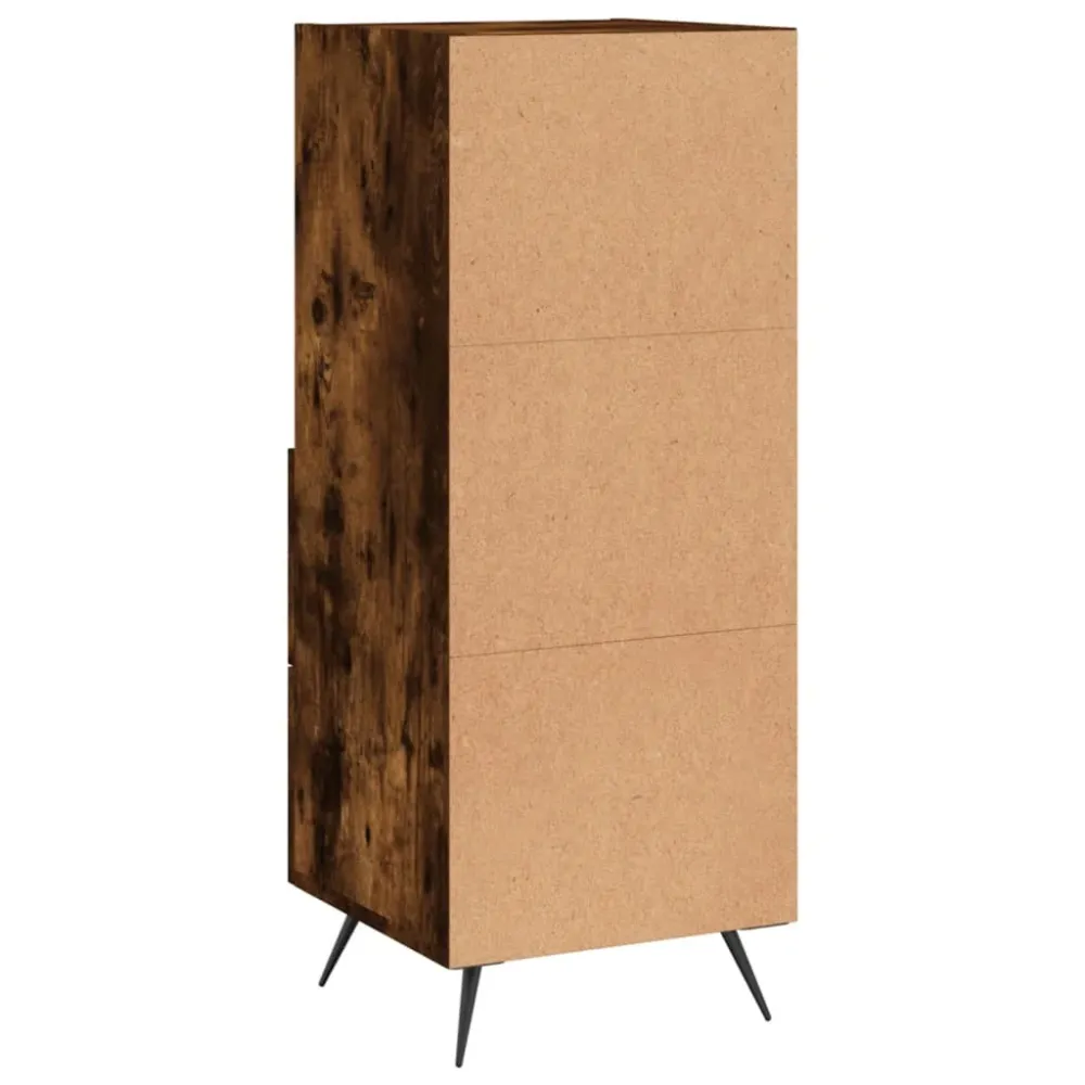 Étanche IPX4 Buffet bahut commode armoire meuble de rangement organisateur cuisine salle de séjour salon 34,5 x 34 x 90 cm...