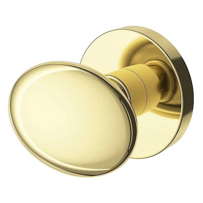 Bouton de porte duo ovale GoodHome or Ø. 65mm x l.45 x H. 66mm