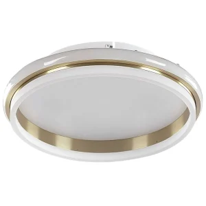 Plafondlamp LED wit/goud 42 cm TAPING pour pose de cloisons