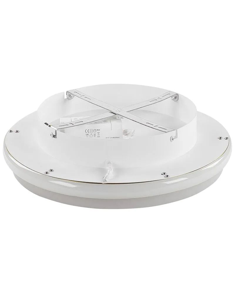 Plafondlamp LED wit/goud 42 cm TAPING pour pose de cloisons