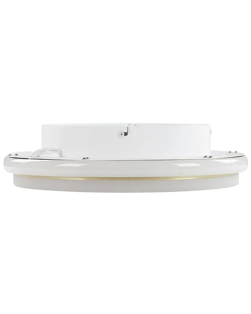 Plafondlamp LED wit/goud 42 cm TAPING pour pose de cloisons