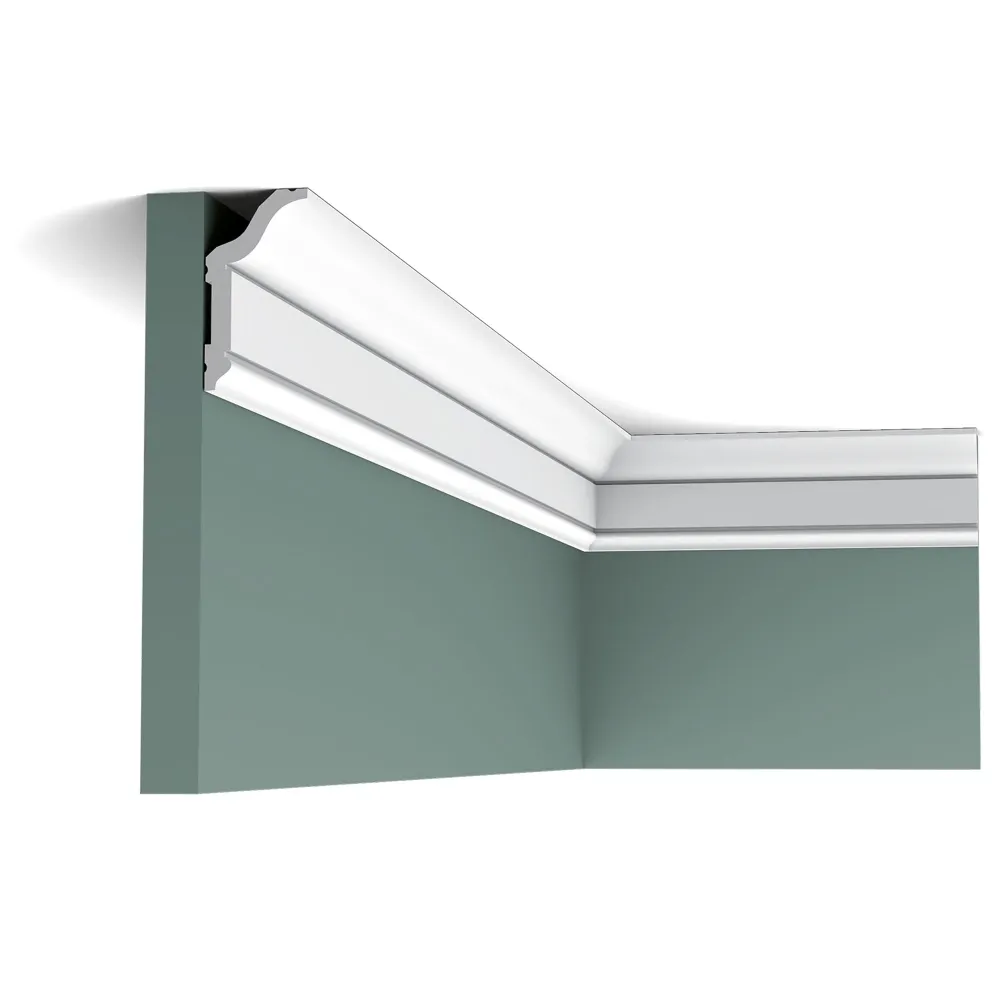 Plomb de maçon Stuckleiste CX141 weiß | 31 x 59 x 2000 mm