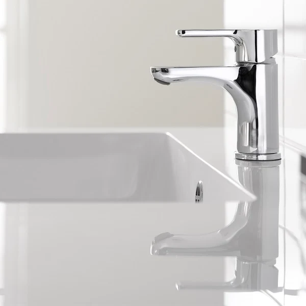 Mitigeur de lavabo NF COLUMBIA | Réduction du Calcaire | Goût Amélioré