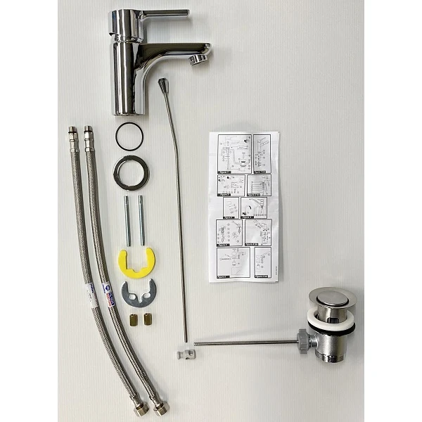 Mitigeur de lavabo NF COLUMBIA | Réduction du Calcaire | Goût Amélioré
