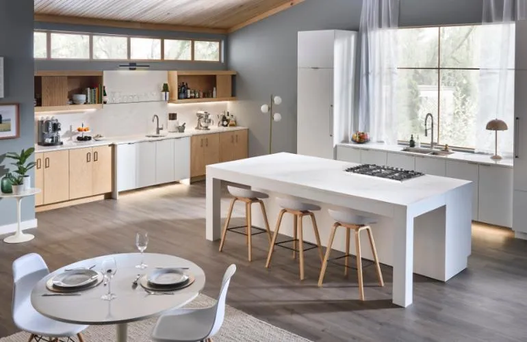 Comptoir en Quartz 2cm - 3cm LXHA Calacatta Suprema 63X130 avec Garantie Fabricant