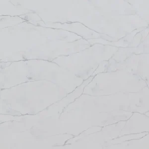 comptoir en quartz Prime Stone 2 cm - 3 cm Bianco Dolomiti 63,5 x 127 po compatible avec les Robinetteries Standard