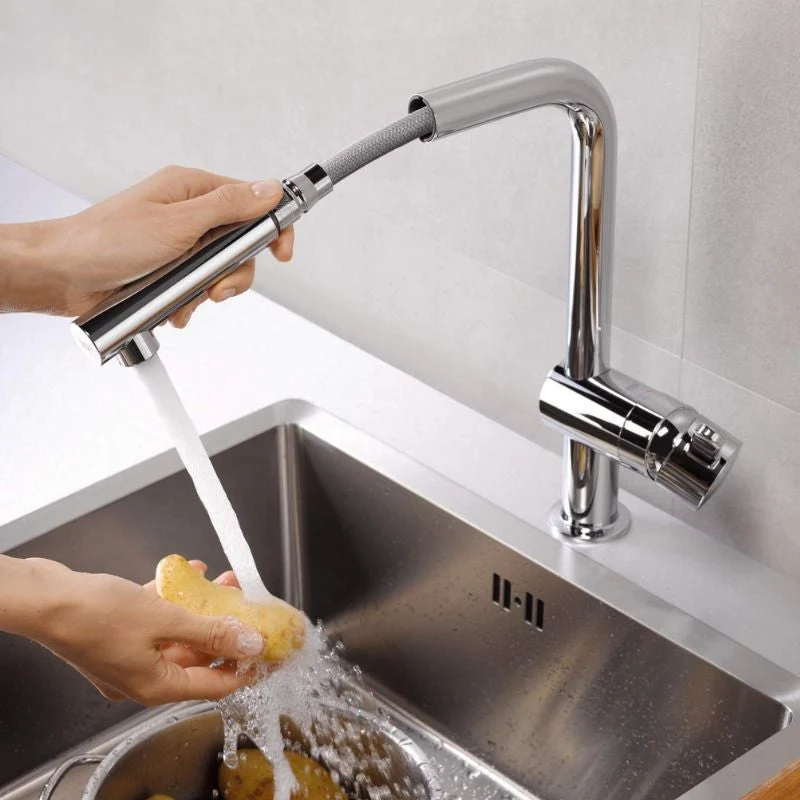 Filtration Professionnelle Mitigeur évier FLAIR GROHE 32454000 - bec haut - acier chromé