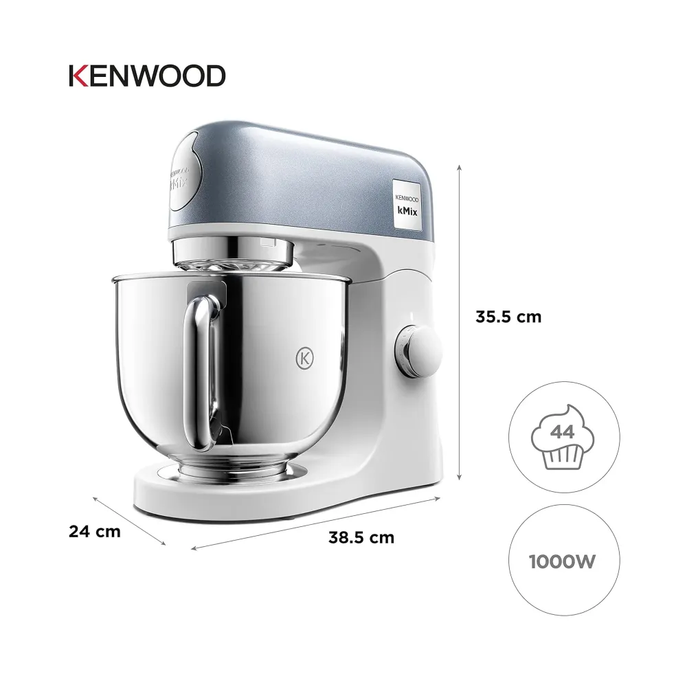 Kenwood Kmix 5Lt Stand Mixer Juniper Blue pour Étagères de 25 cm de profondeur