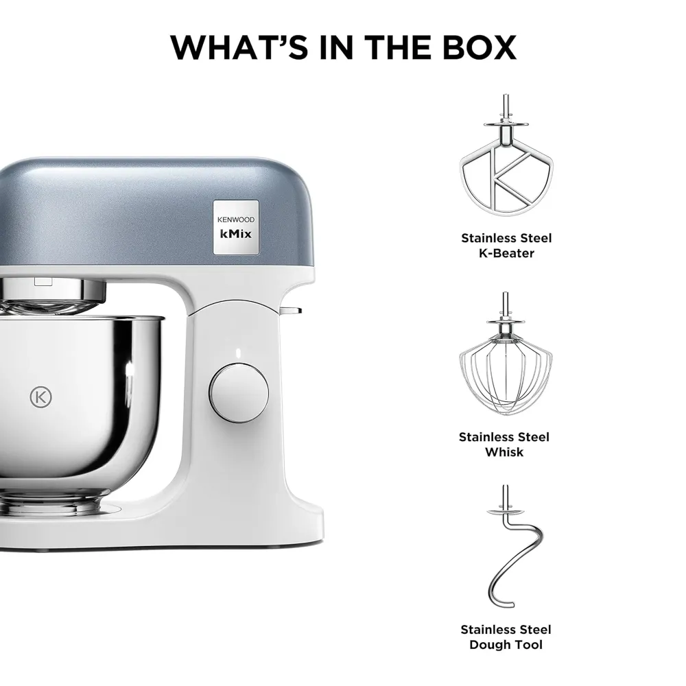 Kenwood Kmix 5Lt Stand Mixer Juniper Blue pour Étagères de 25 cm de profondeur
