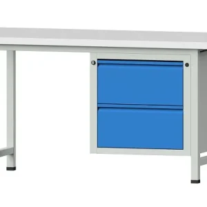 Établis ANKE Établi combiné exemple 711 E 1500 x 700 x 840 mm RAL 7035/5012 KSP 40 mm 510.542 se procurer à bas prix