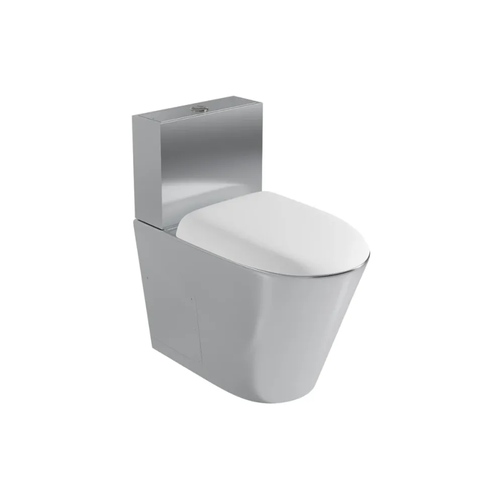 WC en acier inoxydable Neus (Modèle à double commande)