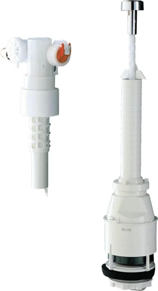 Mécanisme intégral Servo Set pour réservoirs de chasse d eau en céramique sur cuvette avec robinet flotteur réf. 37494PI0...