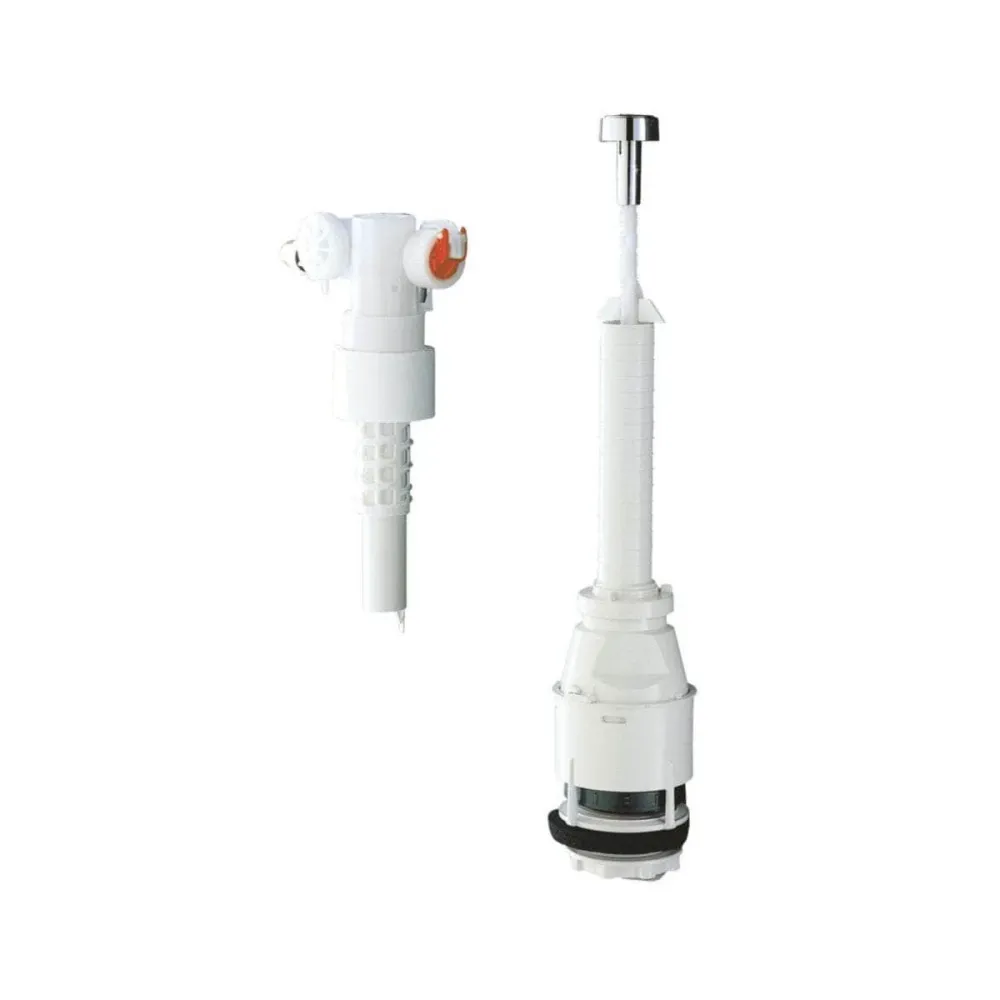 Mécanisme intégral Servo Set pour réservoirs de chasse d eau en céramique sur cuvette avec robinet flotteur réf. 37494PI0...