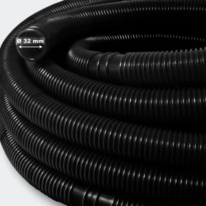 Tuyau de piscine flottant sections préformées 165g/m 32 mm 21 m 3116031 en bois traité
