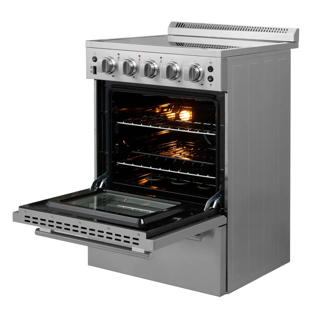 Forno Loiano cuisinière électrique amovible de 24 pouces FFSEL6099-24