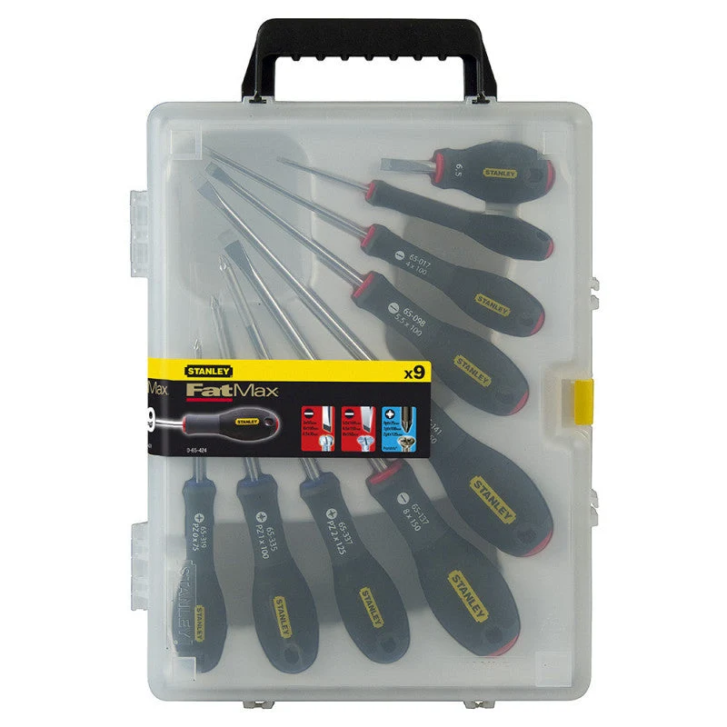 Malette de 9 tournevis STANLEY FATMAX FMHT65424-0 électricien + mécanicien - pozidriv