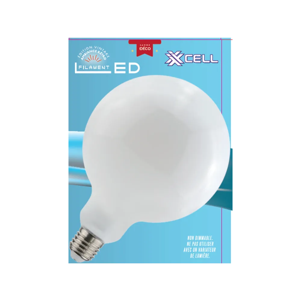 LED GLOBE 100W E27 LUMIÈRE FROIDE avec détection crépusculaire
