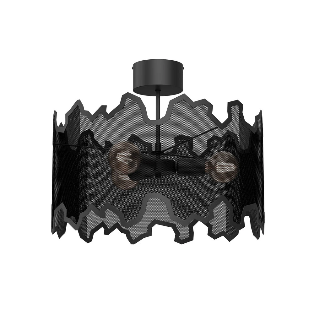 Plafonnier Wesley avec abat-jour particulier - Compatible Universel