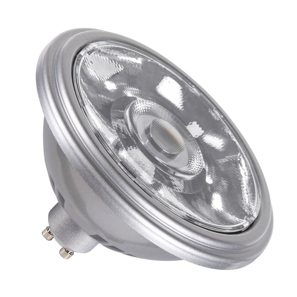 SLV Réflecteur LED QPAR111 GU10 argent 12,5W 4000K 1000 Lumen Matériau : ABS ignifugé