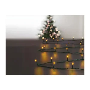 Guirlande lumineuse pour Extérieur configurable 7 mètres 96 LED Blanc chaud avec 8 jeux de lumière