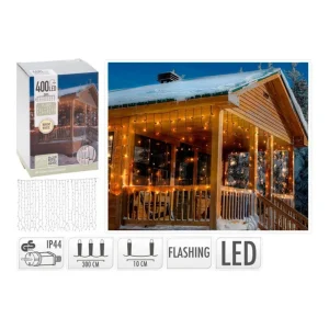 Projecteur solaire Guirlande lumineuse LED extérieure 3m avec fonction clignotante