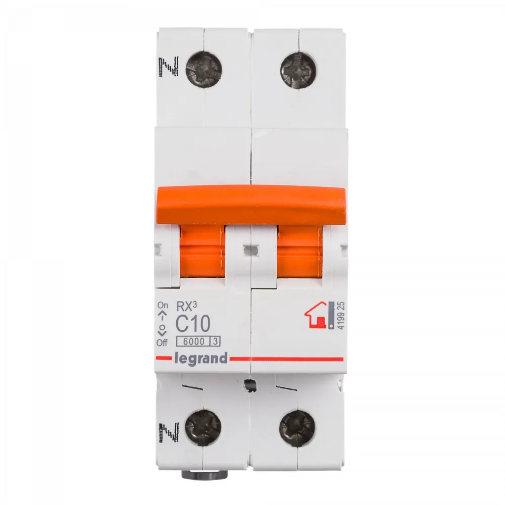 Gradateur à détecteur de mouvement Interrupteur automatique maison 1P+N 6kA 10-40A Type C RX³ LEGRAND 419925