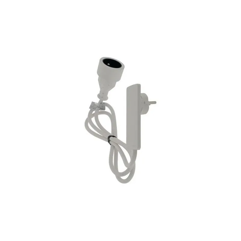 Prise extra plate Avec câble et prise femelle 151000157300 EVOLINE avec protection différentielle 30mA
