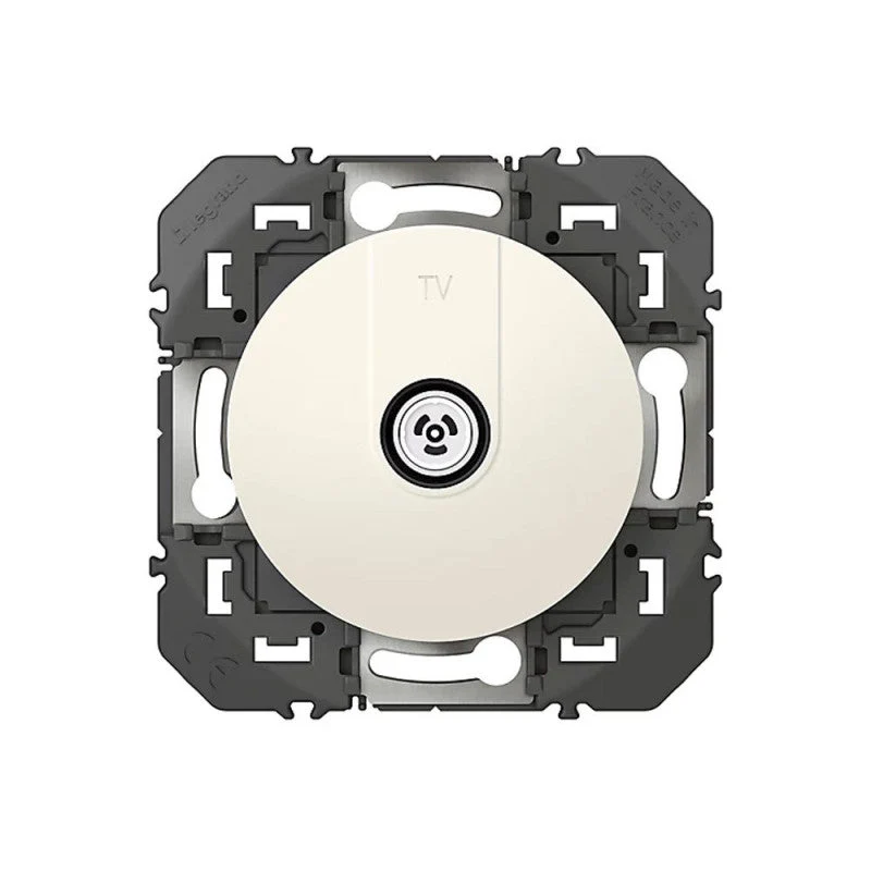Prise TV mâle LEGRAND Dooxie blanc Lot de 5