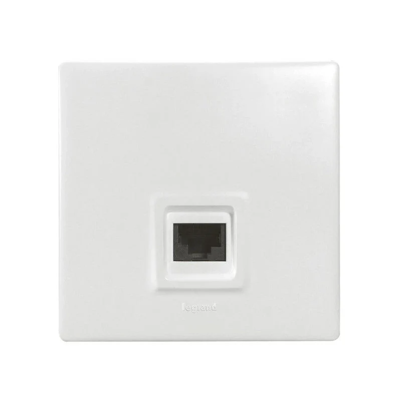 Prise RJ45 Multimédia Neptune - blanc LEGRAND avec certification NF