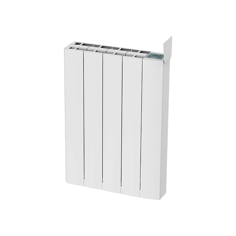 Radiateur électrique fonte aluminium à inertie sèche mural Astios Sannover 1000 W pour éclairage LED dimmable