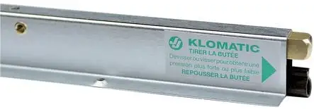 Plinthe klomatic encastrée 89 kej avec Joint Étanche